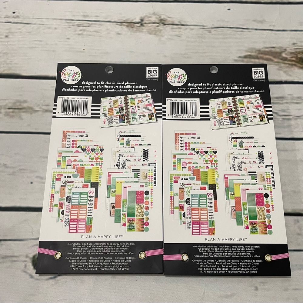 The Happy Planner Watercolor sticker bundle - Picture 2 of 3